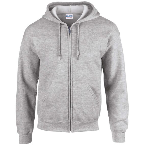 À partir de* 20,56€ - Gildan GI18600 - Sweat-shirt homme zippé capuche Heavy Blend