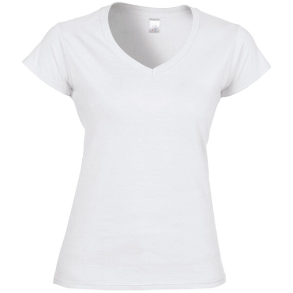 À partir de* 3,44€ - Gildan GI64V00L - T-Shirt Femme Col V