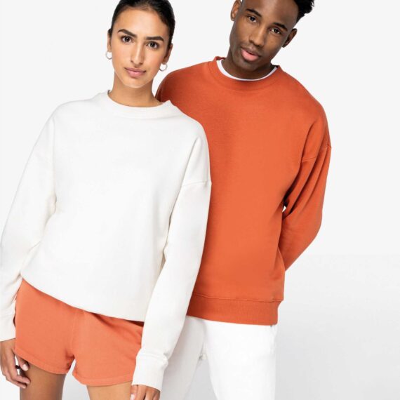 À partir de* 20,16€ - Native Spirit NS407 - Sweat-Shirt Écoresponsable À Col Rond Oversize Unisexe