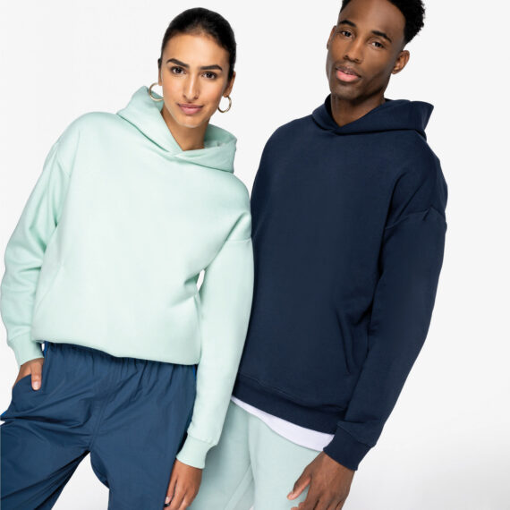 À partir de* 26,39€ - Native Spirit NS408 - Sweat-Shirt À Capuche Oversize Unisexe Écoresponsable