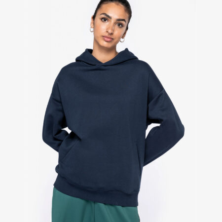 Sweat-Shirt À Capuche Oversize Unisexe Écoresponsable