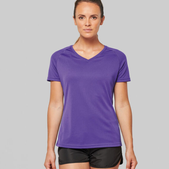 À partir de* 4,86€ - Proact PA477 - T-shirt de Sport Col V Femme