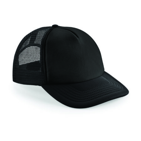 French Black/Black- Casquette trucker snapback vintage