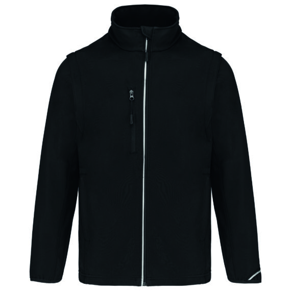 À partir de* 38,75€ - Proact PA323 - Veste softshell sport manches amovibles unisexe