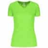 À partir de* 4,86€ - Proact PA477 - T-shirt de Sport Col V Femme