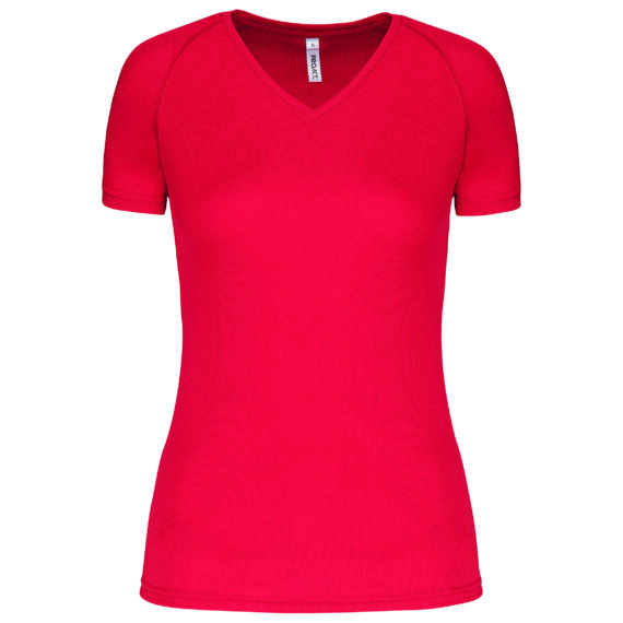 À partir de* 4,86€ - Proact PA477 - T-shirt de Sport Col V Femme