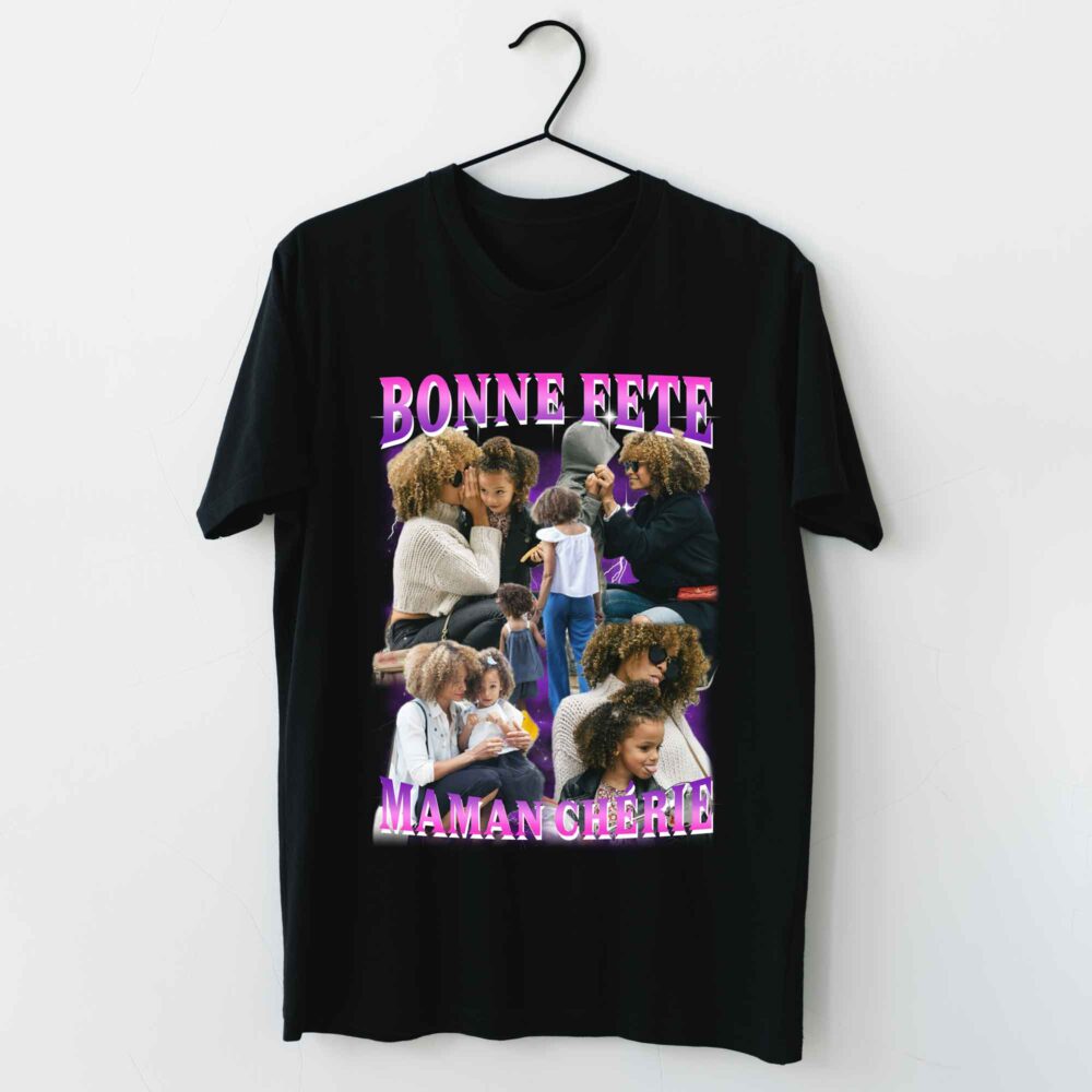 T-shirt Bonne fête maman personnalisé