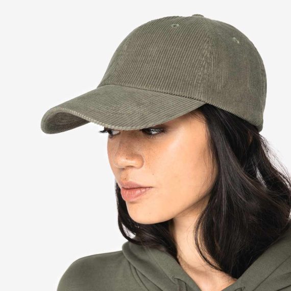 À partir de* 9,49€ - Native Spirit NS016 - Casquette en velours côtelé 6 panneaux unisexe