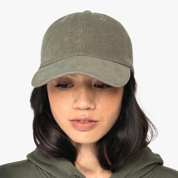 À partir de* 9,49€ - Native Spirit NS016 - Casquette en velours côtelé 6 panneaux unisexe