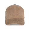À partir de* 9,49€ - Native Spirit NS016 - Casquette en velours côtelé 6 panneaux unisexe